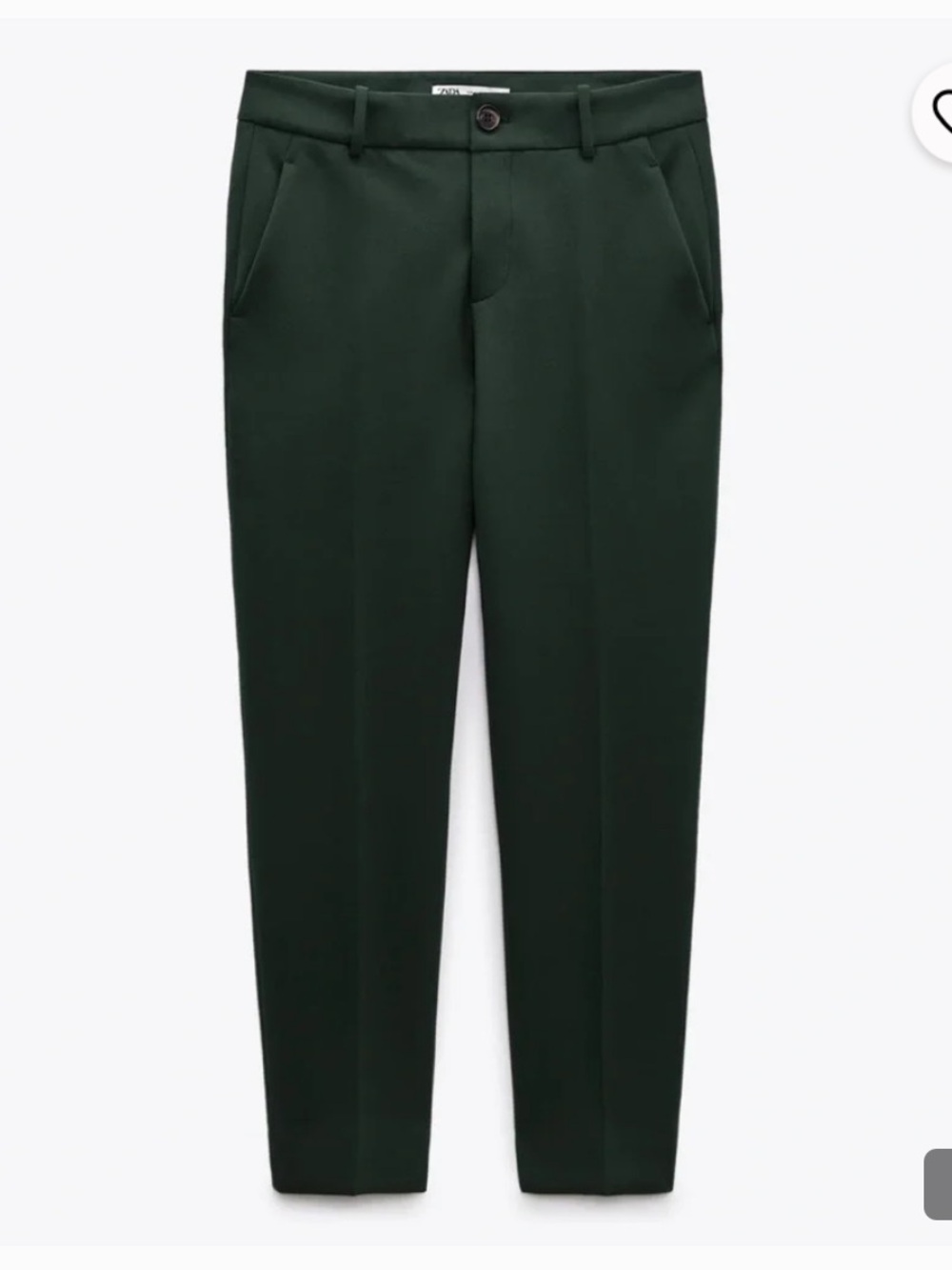 Zara Women’s Dark Green Dress Pants - Tailored Trousers